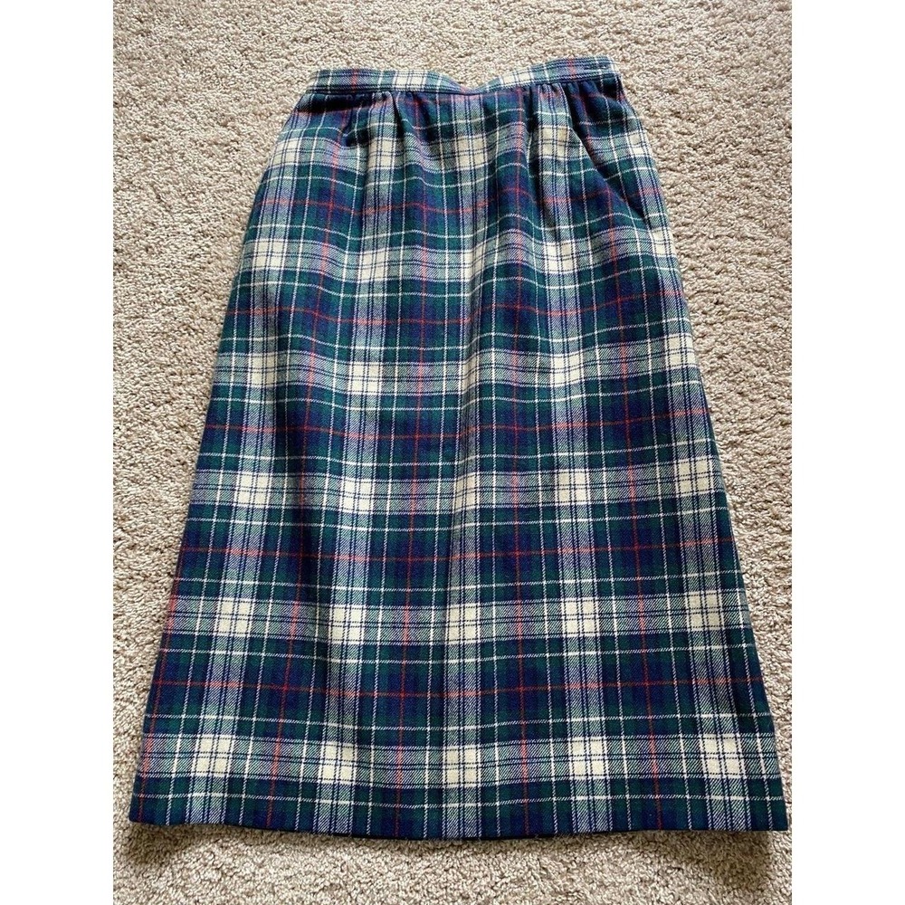 Pendleton Skirt A Line Virgin Wool Vtg Mackenzie Tartan Small 6 Plaid Preppy Out